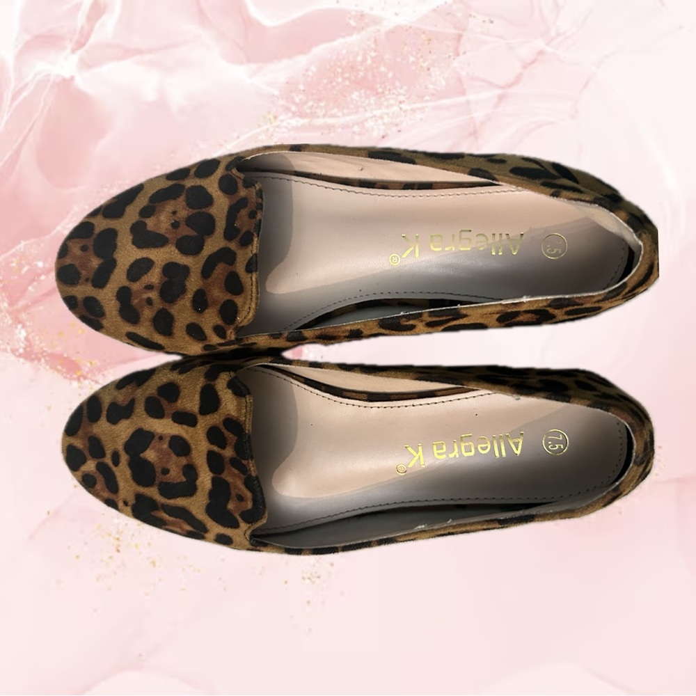 Allegra K round toe ballet flat